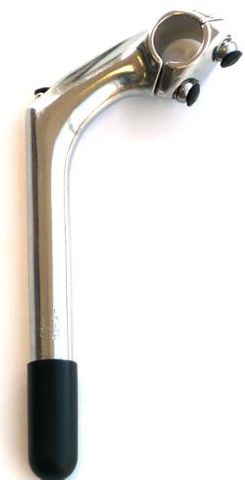 Quill Stem  -  80mm Ext, 30 Degree, 180mm Height., 22.2mm Dia., 25.4mm BB, Silver