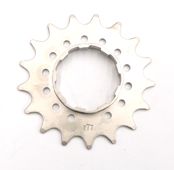 COG - For Cassette Hub, FLANGE CR-MO, 17T, 3/32, SILVER
