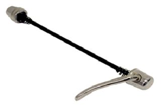 SKEWER  Front, 128mm, Q/R, Steel, SILVER  (NOT to be used with Disc brake bicycles)