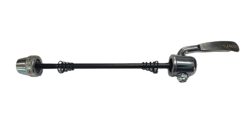 129mm - Front Q/R Steel Silver Skewer - Not Safe For Disc Brakes