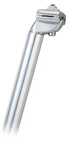 SEAT POST  27.2 x 350mm, Micro-Adjust, Alloy SILVER   ONE PIECE CONSTRUCTION
