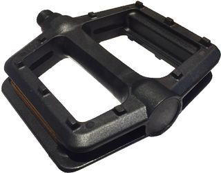 PEDALS  1/2" BMX, PP Body, Large Platform, BLACK