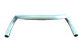 HANDLEBAR  26.0mm, 400mm Wide, 120mm Drop- Track, 6061 Alloy  SILVER