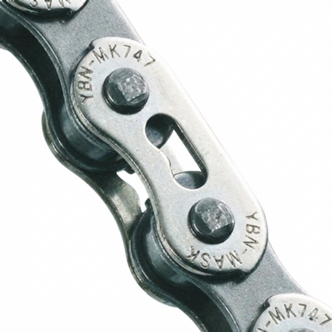 CHAIN  1/2 x 1/8 x 112L, 'KOOL TYPE CHAIN', For BMX Freestyle Bikes, SILVER/GREY (YBN MK-747S)