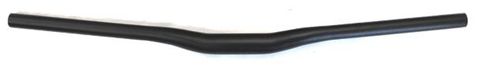 HANDLEBAR  31.8mm, 68cm Wide, 20mm Rise, 6 Deg Sweep, Alloy  BLACK