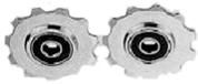 DERAILLEUR PULLEY, Jockey wheel,  with Spacers, Sealed Bearings, Copper Bushings, Alloy, 10T (Set 2)