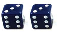 Valve Cap BLUE Dice A/V