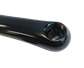 165mm - Left Diamond Taper Crank Arm - 25mm Offset, Alloy, Black