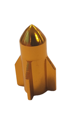 Valve Cap Gold 28mm GUIDED MISSILE, A/V