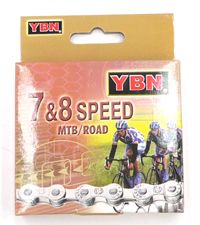 CHAIN - 7-8 Speed - YBN S52RB - 114L - GREY - Rust Buster