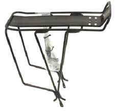 CARRIER - Rear Carrier, For 26" Bikes, With Top Plate, Fittings 14cm Long, Alloy, BLACK