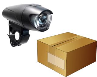 LIGHT FRONT,  2 functions, w/batts & brkt , SIX 20 hang card, BOX qty 20