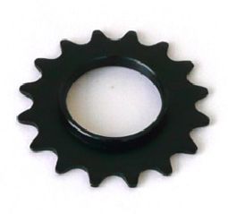 FIXED COG - Screw On, Steel, 1/8 x 16T, BLACK