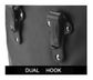PANNIER BAGS - Sold in Pairs, Water Resistant, Clips onto Rack, 32cm x 36cm x 20cm