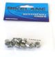 CHAIN RING BOLT  Double, Steel, SILVER C.P. (Set 5)