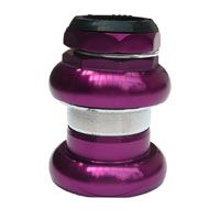 Head set,alloy,1-1/8 x 26T, 25.4x34x30mm, threaded, water seal, NO LOGO, anodised Purple