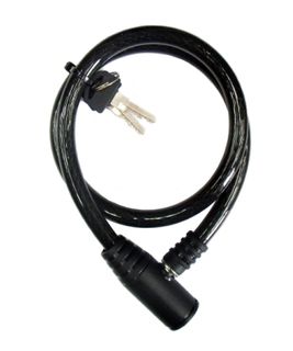 Lock, Cable, 12 x 800mm, w/keys