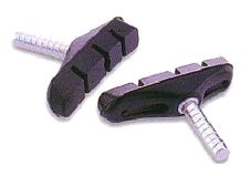 BRAKE SHOES - Cantilever Brake Shoes, On Header Cards, 60mm (Sold in Pairs)