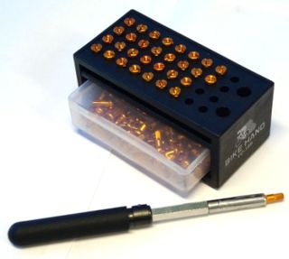 Nipple tool kit, inc nipple driver, organising block and storage draw