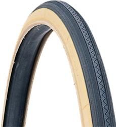 TYRE  27 x 1"  BLACK w GUM WALL, Speed tread (25-630)