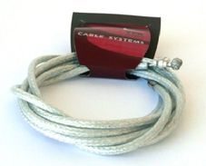 BRAKE CABLE - Universal, CGX Braided OUTER, Galvanized INNER, SILVER