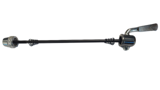 SKEWER  Rear, 185mm, Q/R, Steel, SILVER. Not Suitable for disc bikes.