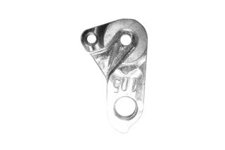 META CNC DERAILLEUR HANGER  - Model 105, Material 6061 T651 Aviation Aluminium, CNC Machined, Silver, SCOTT