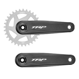 TRP Crank CK-8070 Aluminum Crank, 165mm Length Cinch compatible interface/ 83 (DH),  Sandblasted Black (Chainring sold separately)