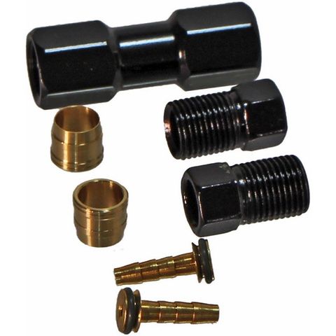 TRP hose coupler, for 5.5mm hose, includes barbs with O-ring and Olives