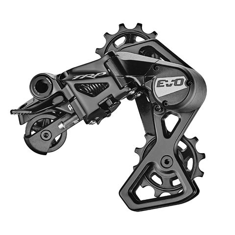 Sorry temp o/s  TRP Rear derailleur RD-M9070 EVO, 7 speed, High polished BLACK, 26T Max, Short cage w/ clutch