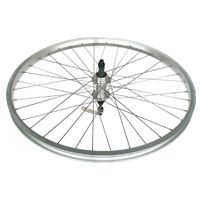 WHEEL - 24" JETSET S/W Alloy Rim, Screw On MultiSpeed Hub, Mach1 Spokes, REAR.  ALL SILVER   (Matching Front 94012)