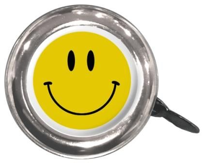 Sorry temp o/s   BELL - Smiley, Steel, 55mm Diameter, Fits All Standard Handlebars, Clean Motion Swell Bell