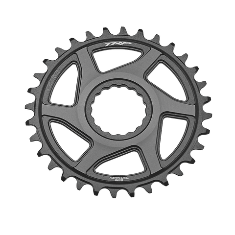 A NEW ITEM - TRP Chainring CR-M9050, 12speed 34T Boost 3mm offset Chainring, CINCH INTERFACE Duotone (Sandblasted Black / Gray)