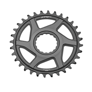TRP Chainring CR-M9050, 32T Boost 3mm offset Chainring Cinch Interface, Duotone (Sandblasted Black / Space Grey)
