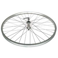 WHEEL - 26" JETSET S/W Alloy Rim, Joytech Alloy Q/R Hub, Mach 1 Spokes, FRONT.  ALL SILVER   (Matching Rear 93674 / 93675)