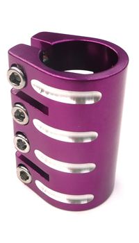 Scooter Clamp QUAD   31.8mm ,  PURPLE