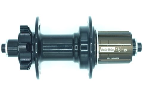 A NEW ITEM - Hub, 10/11 Speed,  Q/R Black 40H TANDEM (145mm OLD)  6 Bolt Disc, Sealed Bearings, Quality Bitex product - made in Taiwan