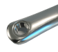 110mm BCD & 155mm Length - Right Crank Arm - Polished Silver Alloy