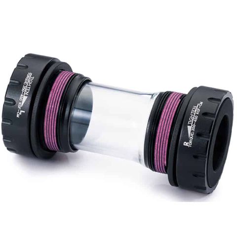 BOTTOM BRACKET SET - External Bearing BB Set, Ceramic Bearing, Sram Compatible, For 68 & 73mm Shell, BLACK