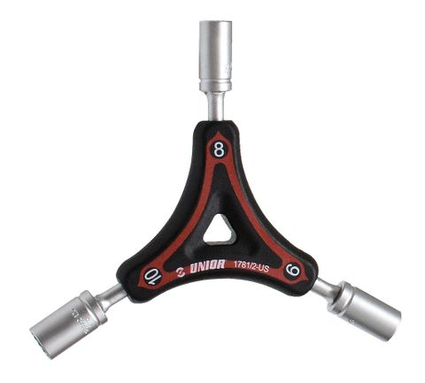 Unior Three legged bits wrench 8/9/10mm sockets 625008 Professional Bicycle Tool, quality guaranteed