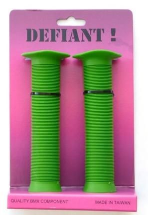 Grips 147mm GREEN, Kratton rubber, open end with plugs