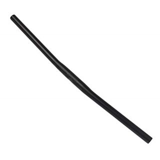 `A NEW ITEM - HANDLEBAR  25.4mm, 56cm Wide, Almost Straight, Alloy  BLACK  Kalloy