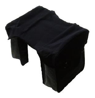 DOUBLE PANNIER BAG - Rear, Internal Zip Pocket Both Sides, Mounts Over Pannier Rack, 30cm x 31cm x 10cm