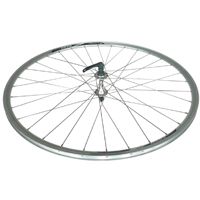 WHEEL - 700c Alex DA-22 32H S/j Silver Rim,  FRONT Q/R (100mm OLD) Loose Ball Joytech Silver Hub,  Mach 1 SILVER Spokes