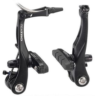 Brake, Tektro RX6, Mini V, 90mm forged alloy arms, W/720.12 cartridge pad, w/stainless steel hardware , black