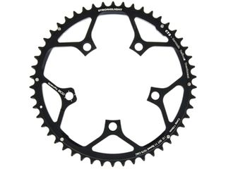 CHAINRING - ROAD "STRONGLIGHT", 50T, 7075 CNC Black CT2  CAMPAG - 110mm BCD, 5 Hole for 11 Spd