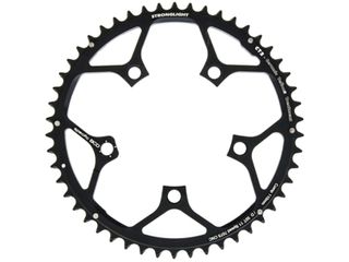 CHAINRING - ROAD "STRONGLIGHT", 50T, 7075 CNC Black CT2  CAMPAG - 110mm BCD, 5 Hole for 11 Spd