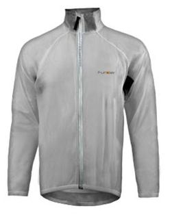 RAIN JACKET - FUNKIER SARONNO Mens Pro Light Rain Jacket, 100% Polyester, CLEAR, 4XL