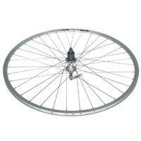 WHEEL  29er/700c  Alex R450 D/W Alloy Rim, 8/10 Speed Cassette Q/R Hub, Mach 1 Spokes, REAR.  ALL SILVER   (Matching Front 93960)