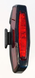LIGHT  Rear, D-Light, USB rechargeble, 3 functions, Super Bright - 50 Lumens, fits aero and round seat posts, vertical position, 27 hours run time!